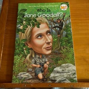 Who Is Jane Goodall? by Roberta Edwards Who HQ Nonfiction Children’s Book